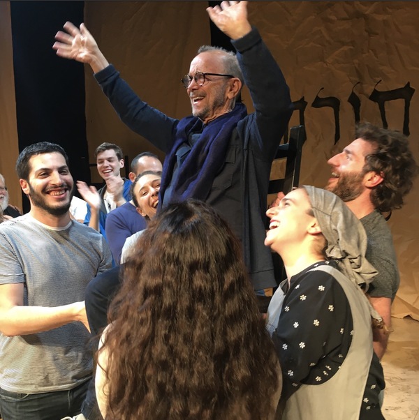 Joel Grey and cast of Fiddler on the Roof Photo