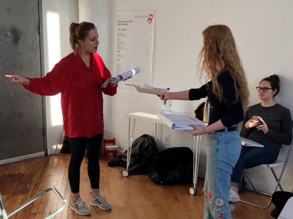 Photo Flash: Pigeonholed's Production Of MARY STUART In Rehearsal 