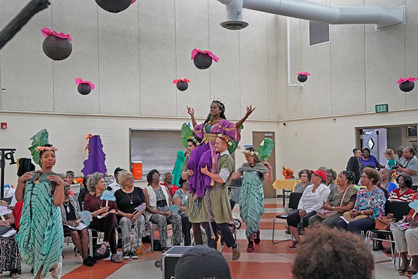 Nora Carroll, Jose Martinez, Kimberly Monks (as Hermia, aloft), Sam Avishay, Larica S Photo