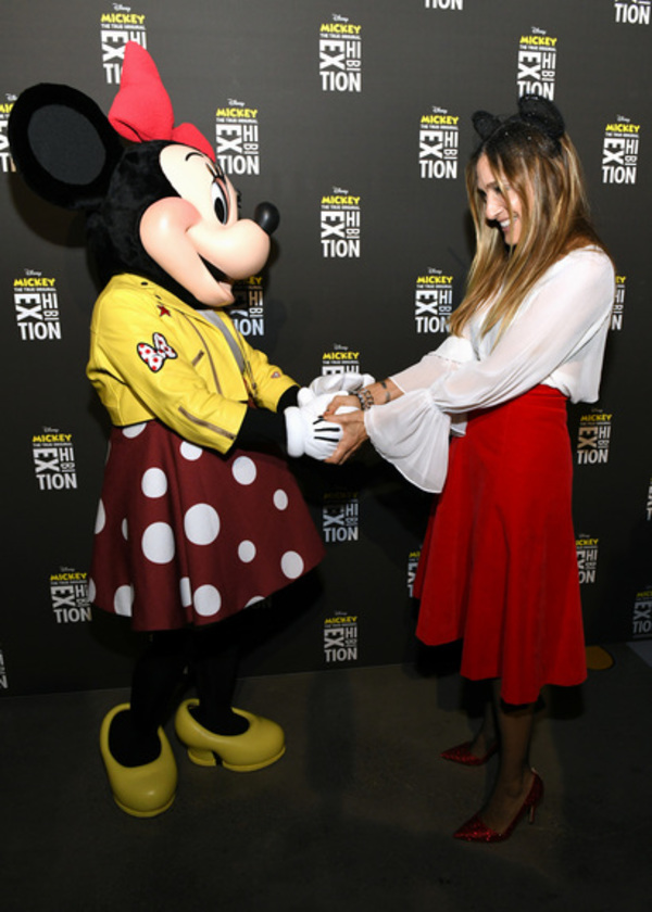 Photo Coverage: Sarah Jessica Parker Attends the 'Mickey: The True Original Exhibition' 