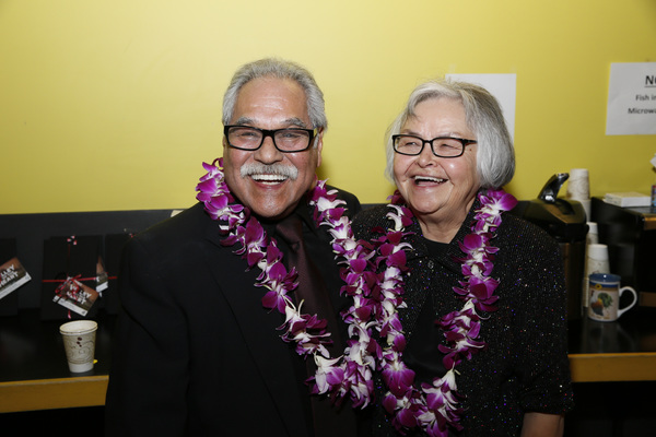 Writer/director Luis Valdez and costume designer Lupe Valdez Photo