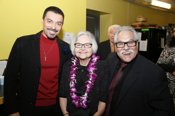 From left, actor Matias Ponce, costume designer Lupe Valdez and writer/director Luis  Photo