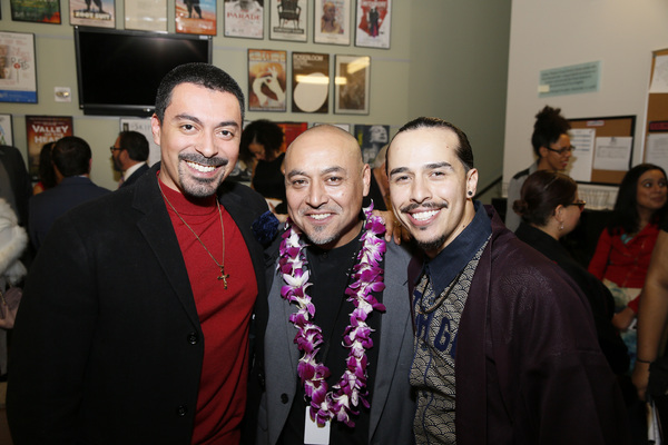 From left, actor Matias Ponce, associate director Kinan Valdez and cast member Michae Photo