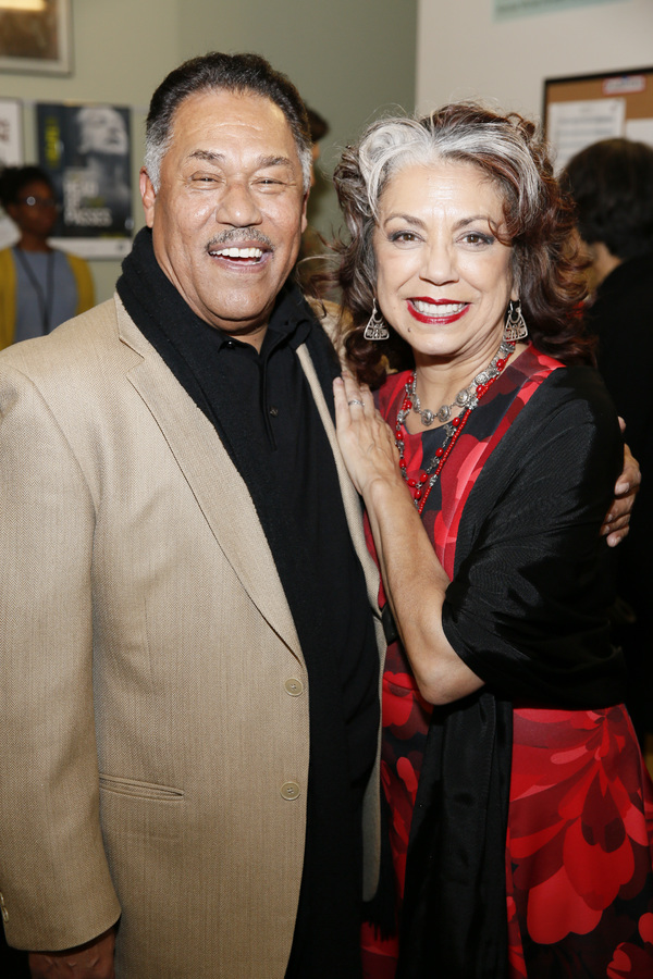 From left, cast members Daniel Valdez and Rose Portillo Photo