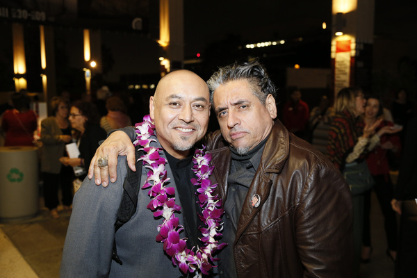 From left, associate director Kinan Valdez and actor Richard Montoya Photo
