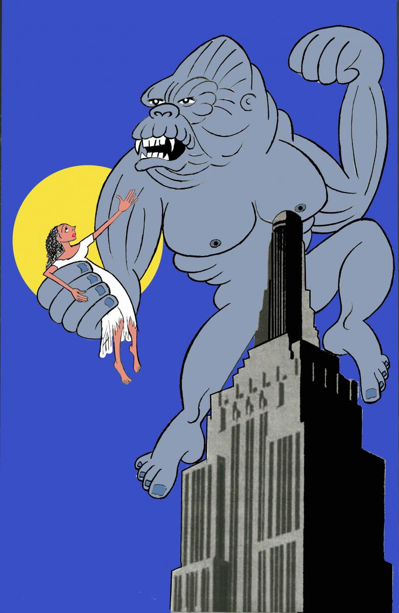 BWW Exclusive: Ken Fallin Draws the Stage - KING KONG! Image