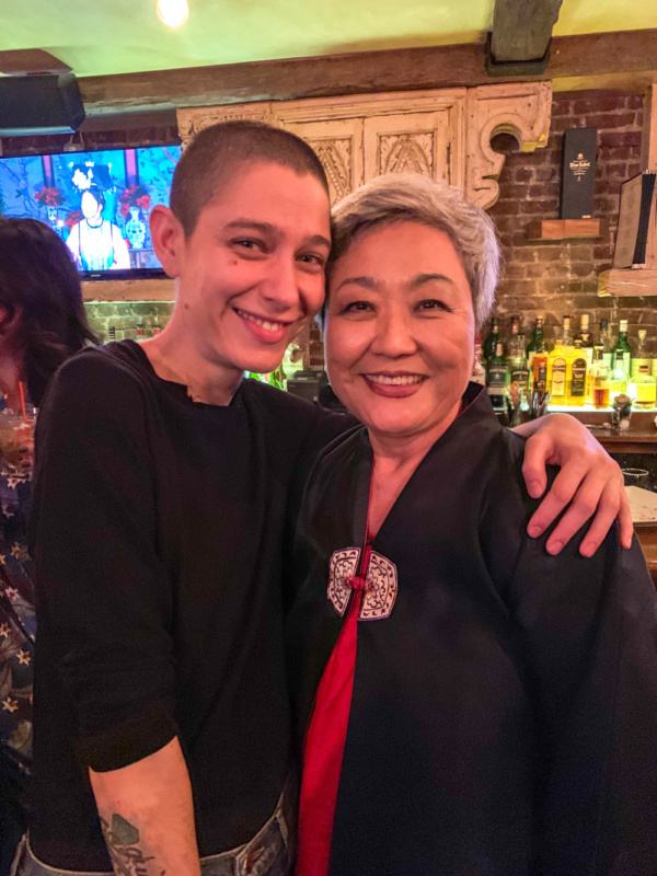 Photo Flash: Daniel K. Isaac And Shannon Tyo Celebrate Opening Night Of THE CHINESE LADY Image