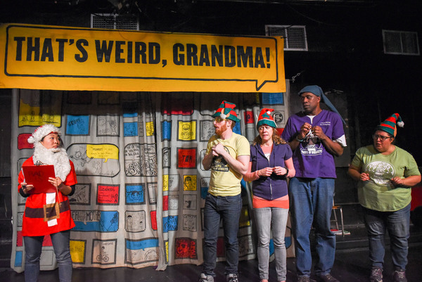 Photo Flash: Barrel of Monkeys Presents THAT'S WEIRD, GRANDMA Rings in the Holidays Image