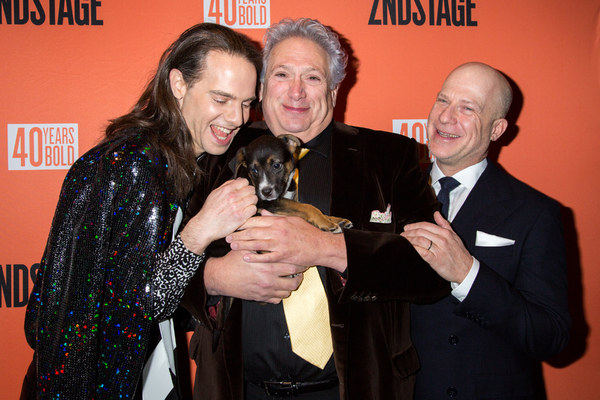 Photo Coverage: Broadway Snuggles Up with Puppies at Second Stage Benefit, Honoring Harvey Fierstein! 