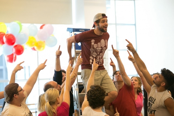 Jeremy Jordan in Finding Neverland Rehearsals Photo