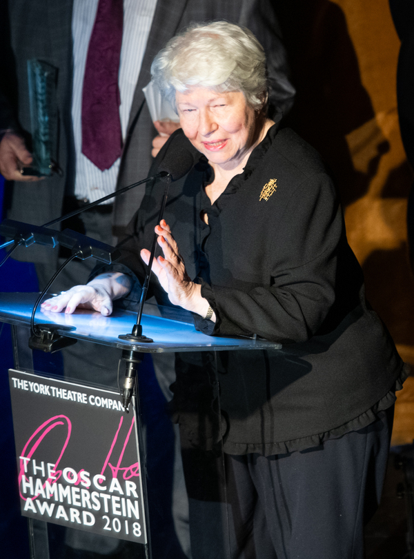 Photo Flash: Susan Stroman Receives the 2018 Oscar Hammerstein Award Image