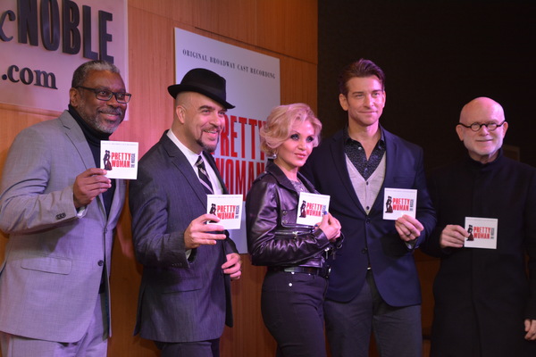 Kingsley Leggs, Eric Anderson, Orfeh, Andy Karl and Jim Vallance Photo