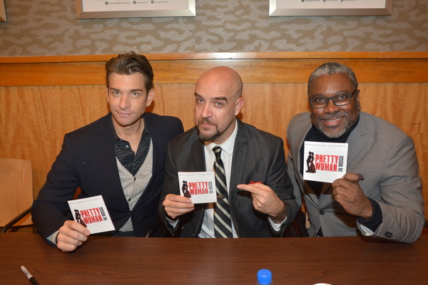 Andy Karl, Eric Anderson and Kingsley Leggs Photo