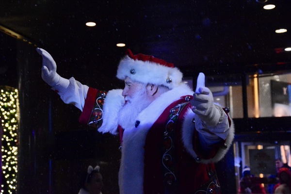 Santa Claus at Macy's Herald Square 2018 Windows Unveiling Photo