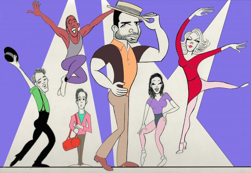 BWW Exclusive: Ken Fallin Draws the Stage - A CHORUS LINE! Image