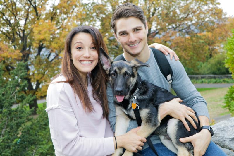 Pets Of Broadway: Meet Caroline Bowman & Austin Colby's newest family member, Kodak! 