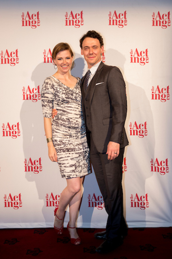 Acting Company alum John Skelley with wife Maren Searle Photo