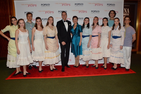 Steven Reineke with members of New York Theatre Ballet that includes-Alexis Branagan, Photo