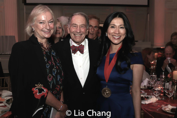 Lena Kaplan, Rick Reiss, NYHS Board Chair, Executive Committee, honoree Dr. H.M. Agne Photo