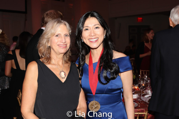 Louise Mirrer, President and CEO, New-York Historical Society and honoree Dr. H.M. Ag Photo