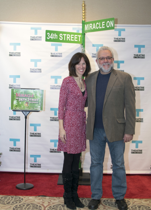 Director and Choreographer Linda Fortunato with actor Neil Friedman at Opening Night  Photo