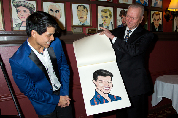 Photo Coverage: Telly Leung Receives His Portrait at Sardi's Image