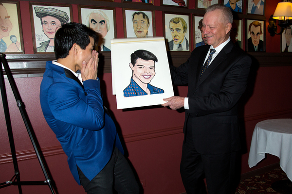 Photo Coverage: Telly Leung Receives His Portrait at Sardi's Image