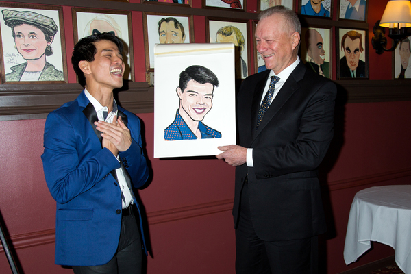 Photo Coverage: Telly Leung Receives His Portrait at Sardi's Image