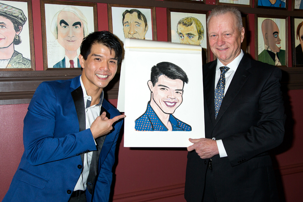 Photo Coverage: Telly Leung Receives His Portrait at Sardi's Image