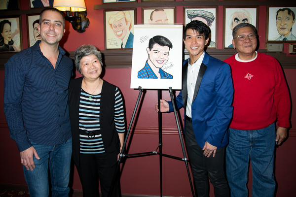 Photo Coverage: Telly Leung Receives His Portrait at Sardi's Image