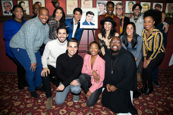 Telly Leung and the cast of ALADDIN Photo