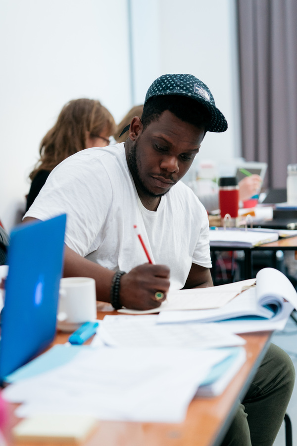 Photo Flash: In Rehearsal with NINE NIGHT Image