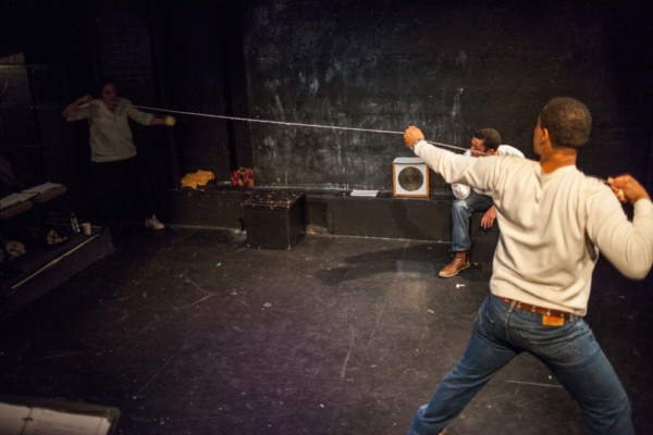Photo Flash: Inside Rehearsals For The World Premiere Of THE RUSSIAN & THE JEW at The Tank Image