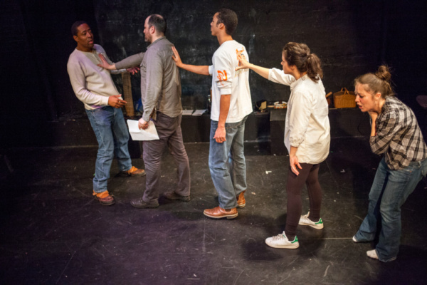 Photo Flash: Inside Rehearsals For The World Premiere Of THE RUSSIAN & THE JEW at The Tank Image