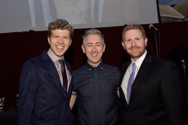 Honorees Will Reynolds and Eric Price with Alan Cumming Photo