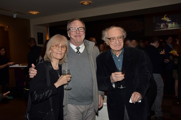 Margery Gray Harnick, Edward Hibbert and Sheldon Harnick Photo