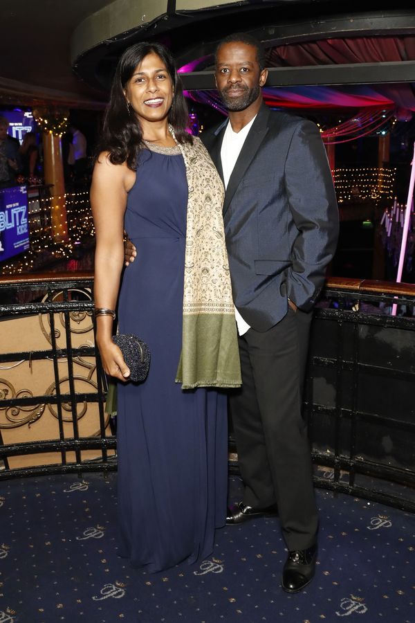 Lolita Chakrabarti and Adrian Lester Photo