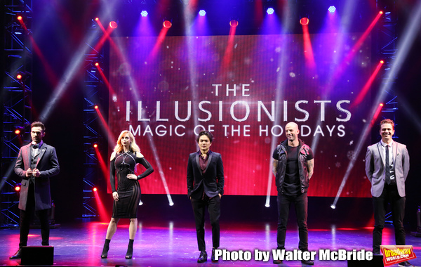 Photo Coverage: The Stars of THE ILLUSIONISTS - MAGIC OF THE HOLIDAYS Meet The Press! Image