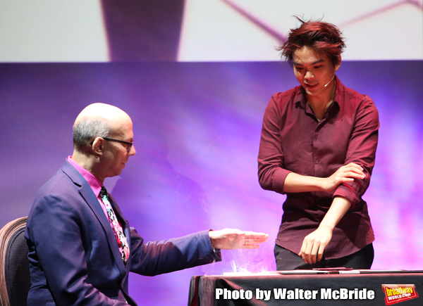 Journalist Richard Ridge with Shin Lim, "The Manipulator"  Photo