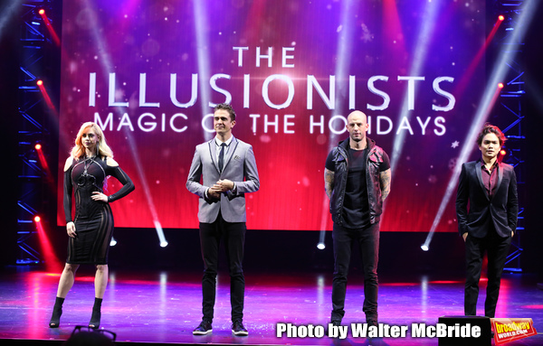 Photo Coverage: The Stars of THE ILLUSIONISTS - MAGIC OF THE HOLIDAYS Meet The Press! Image