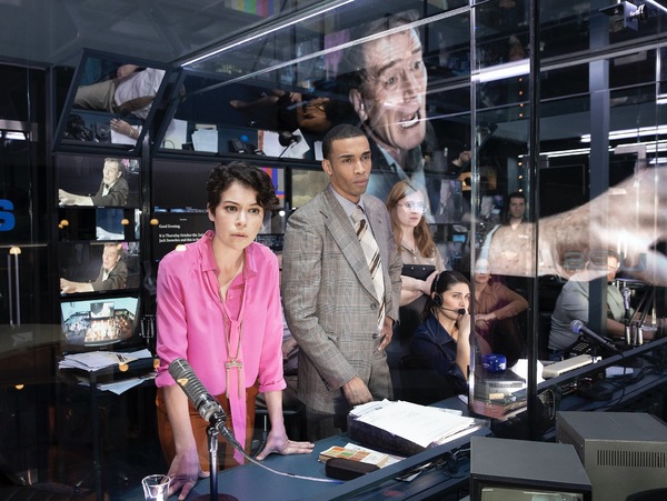 Photo Flash: First Look at Bryan Cranston, Tony Goldwyn, Tatiana Maslany & More in NETWORK! Image