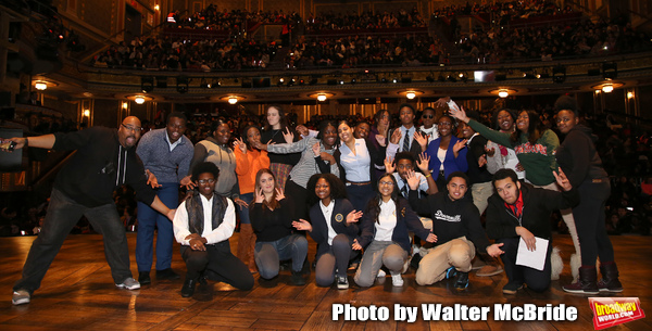 Photo Coverage: Inside The Latest HAMILTON eduHAM Matinee Q&A With NYC Students Image