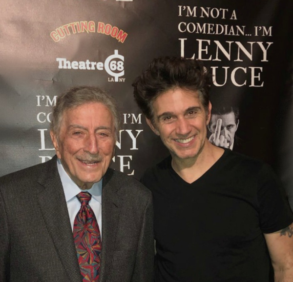 Photo Flash: Tony Bennett Stops In At I'M NOT A COMEDIAN...I'M LENNY BRUCE Image