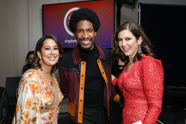 Monica Yunus, Jon Batiste and Camille Zamora Photo