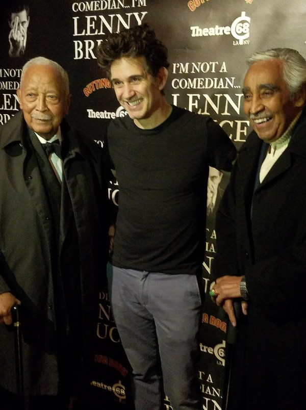Photo Flash: NYC Politicians Pay A Visit To I'M NOT A COMEDIAN...I'M LENNY BRUCE Image