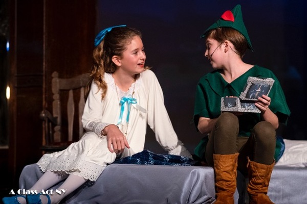Hayden Del Valle as Wendy Darling and Emma Rosemond as Peter Pan Jr in ACANYâ€™s Photo