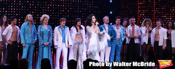 Photo Coverage: The Cast of THE CHER SHOW Takes Their Opening Night Bows and Performs With Cher Image