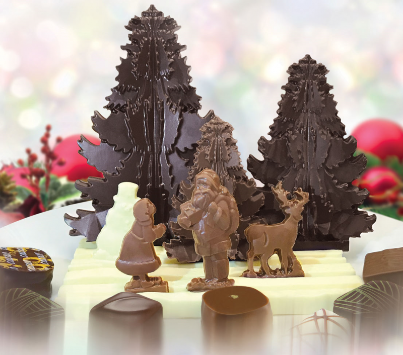 ChocoVoice by MICHEL CLUIZEL is an Inspired Gift of Fine Chocolates with a Jingle or Recorded Message 