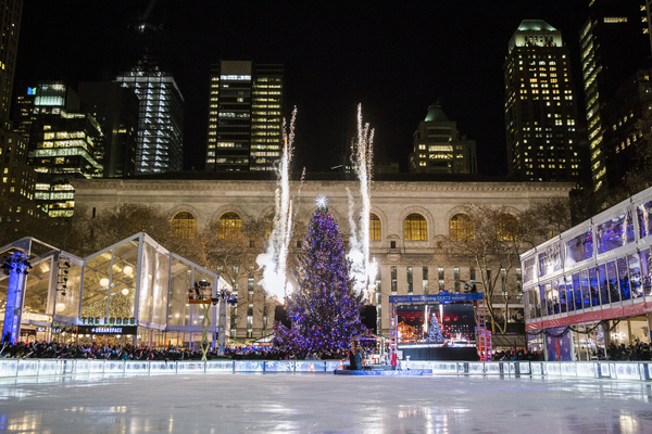 Photo Flash: Tree Lighting Skate-tacular At Bryant Park Winter Village Image