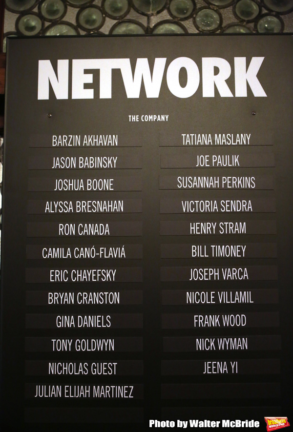 Photo Coverage: The Cast of NETWORK Takes Opening Night Bows Image